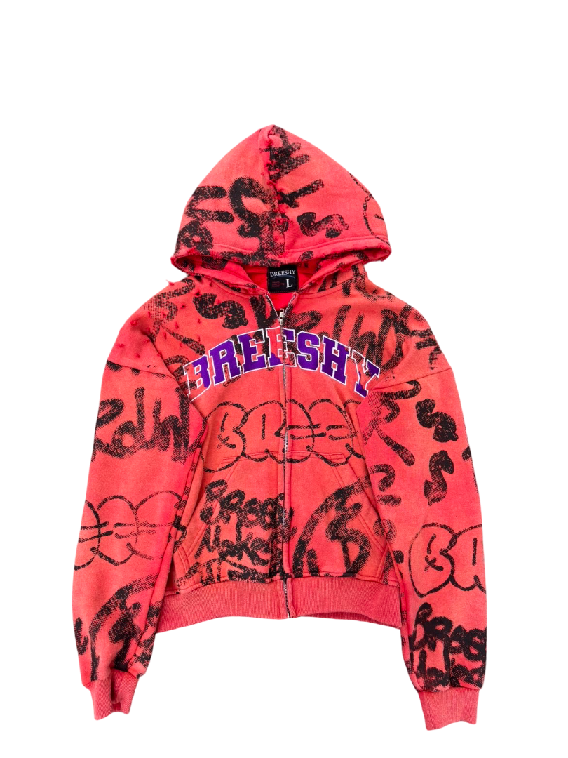 One Year Anniversary Graffiti Hoodie