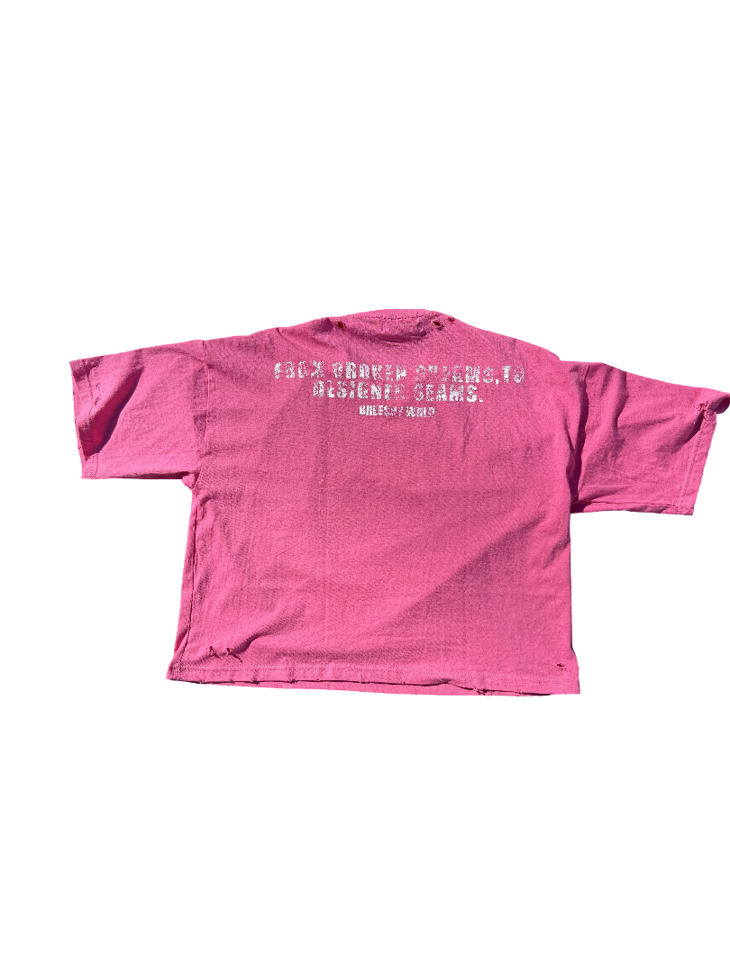 Pink Graphic Breeshy Tee