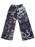 True Navy Breeshy Graffiti Sweats