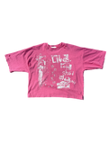 Pink Graphic Breeshy Tee