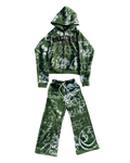 True Green Breeshy Graffiti Sweatsuit